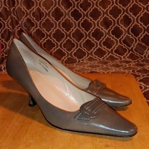 Gray Coach heels size 7.5